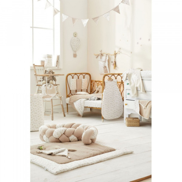 Lot de 2 bavoirs gaze de coton - forêt enchantée Bb&co