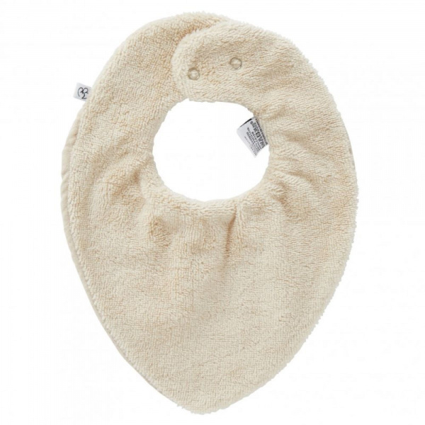 Bavoir bandana réversible biscuit Bb&co