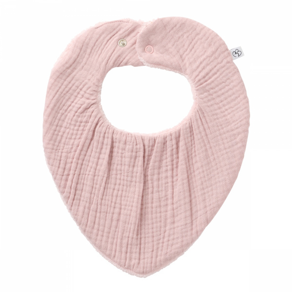 Bavoir-bandana réversible pétale Bb&co