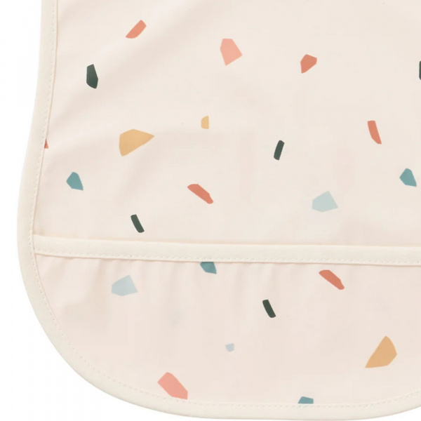 Bavoir imperméable terrazzo Bb&co