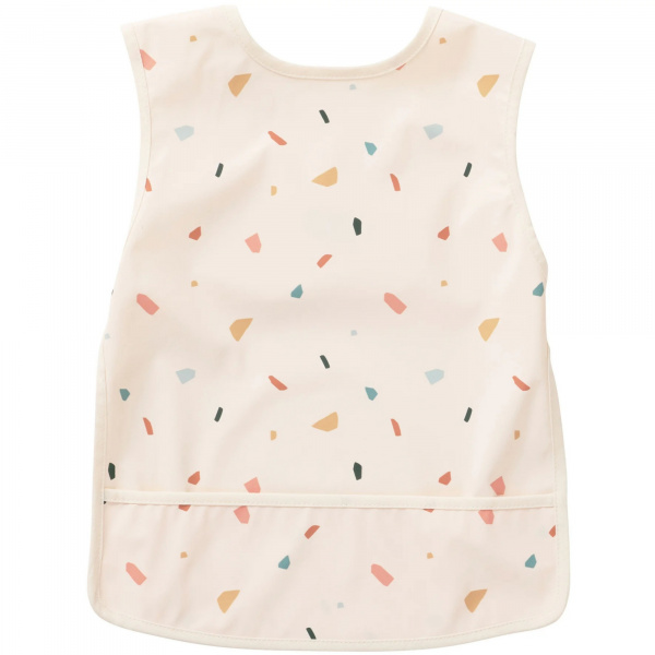 Bavoir intégral en tissu imperméable souple terrazzo (6-24m) Bb&co