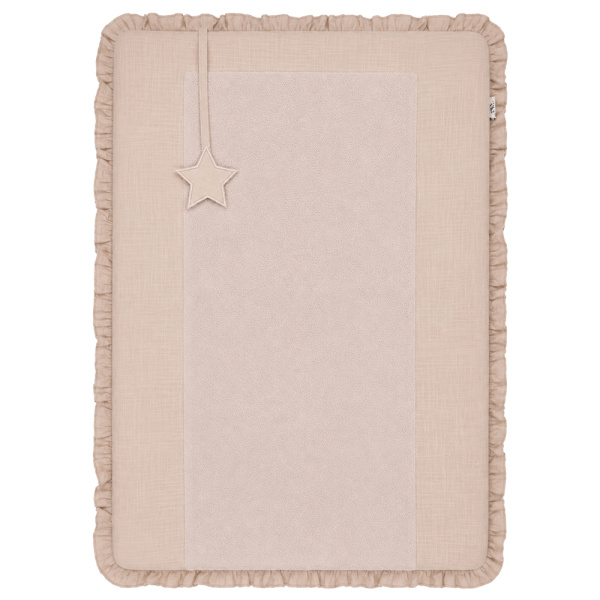 Housse de matelas à langer brume de lin 60 x 80 cm Bb&co