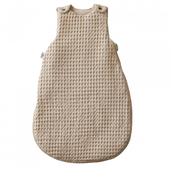 Gigoteuse ouatinée coton gaufré hiver 6-18 mois latte Bb&co