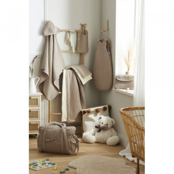 Gigoteuse ouatinée coton gaufré hiver 6-18 mois latte Bb&co