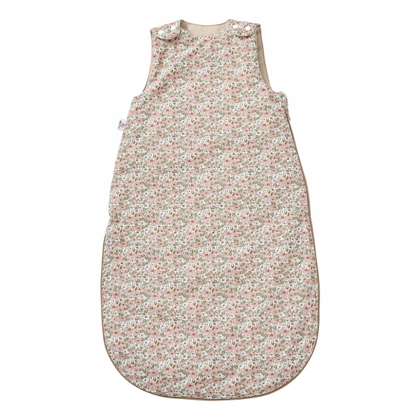 Gigoteuse coton liberty beige / rose afternoon tea 6-18 mois Bb&co