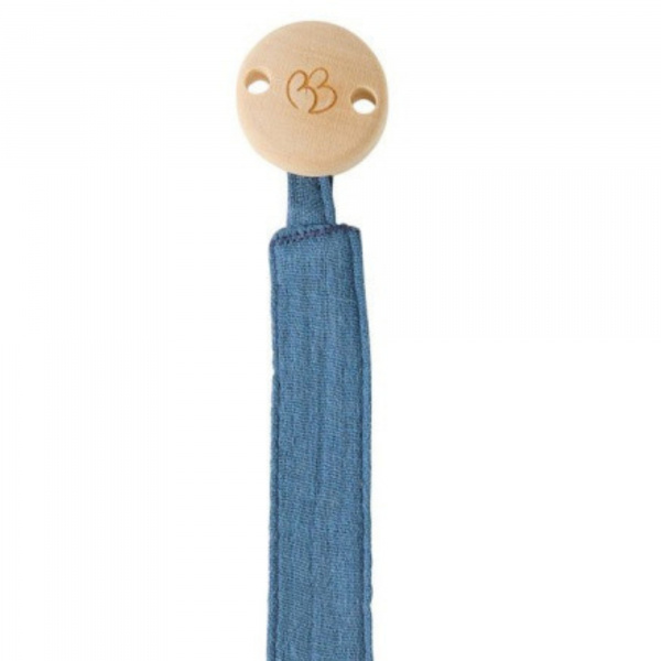 Attache-sucette gaze de coton pétale Bb&co