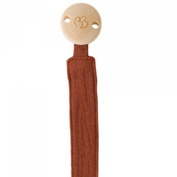 Attache-sucette gaze de coton pétale Bb&co