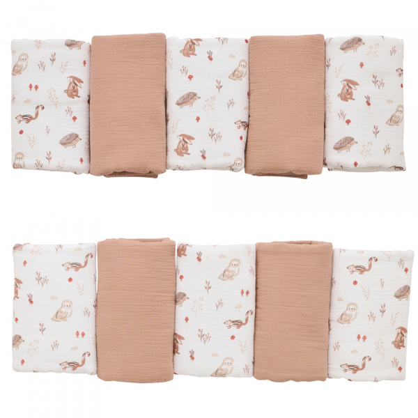 Protège barreaux tour de lit modulable et respirant - cosy forest Bb&co