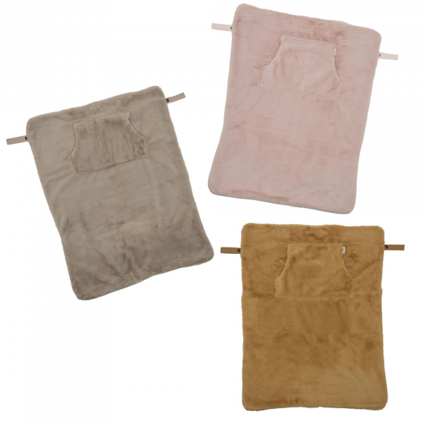 Couverture nomade fausse fourrure angora - pétale Bb&co