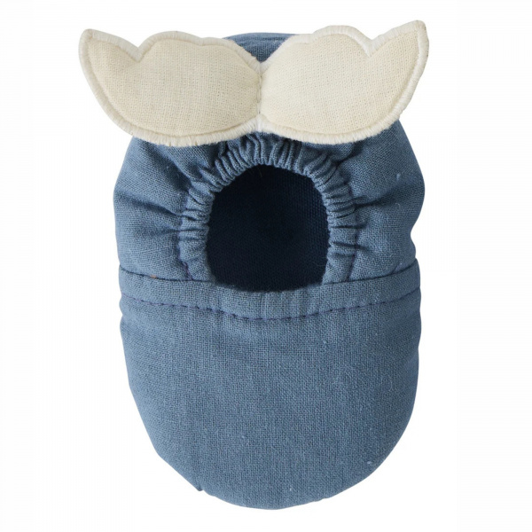 Chaussons avec ailes d'ange 0-6 mois pierre bleue Bb&co