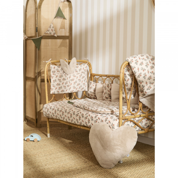 Couverture bébé luxe fausse fourrure ivoire 70 x 100 cm secret cottage Bb&co