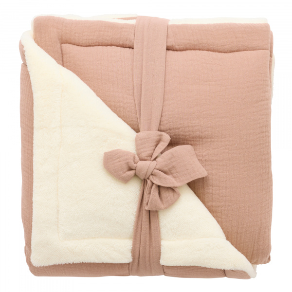 Couverture peluche gaze & microfibre - mix&match Bb&co