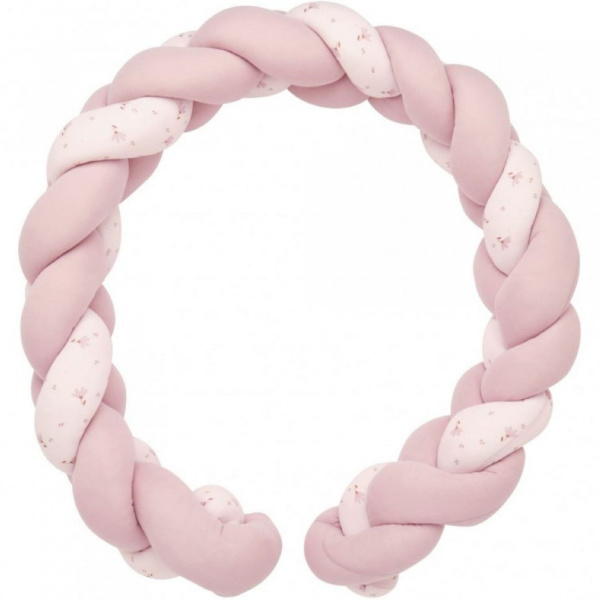 Tour de parc tressé ouatiné lovely blossom Bb&co