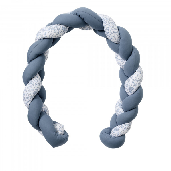 Tour de parc tressé ouatiné pierre bleue - forêt enchantée Bb&co