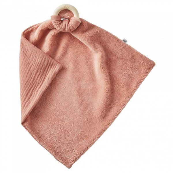 Doudou anneau de dentition pierre bleue Bb&co