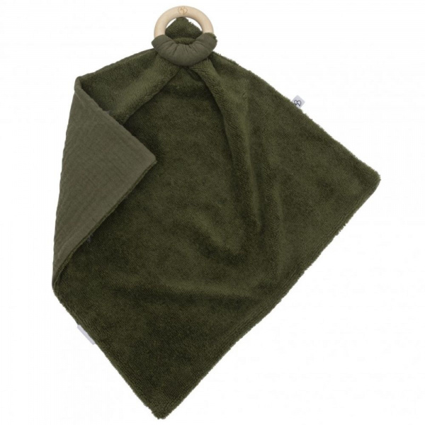 Doudou anneau de dentition pierre bleue Bb&co