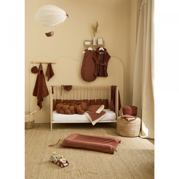 Housse de matelas à langer 60 x 80 cm - pierre bleue Bb&co