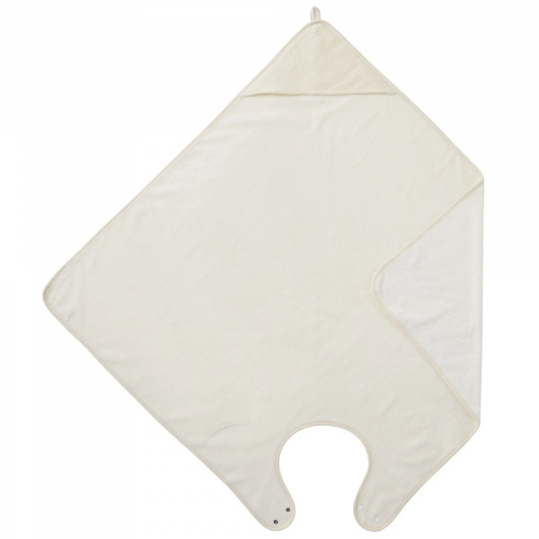 Cape de bain tablier en bambou - mousse de lait Bb&co