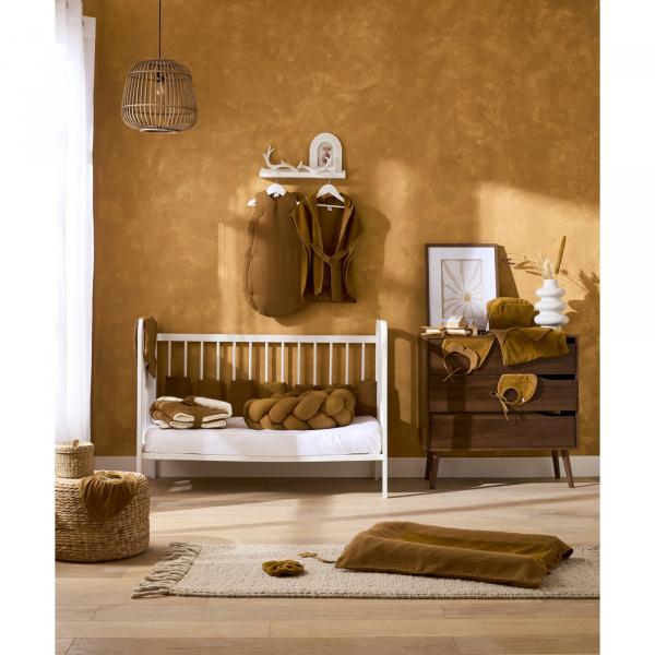 Cape de bain tablier en bambou - havane Bb&co