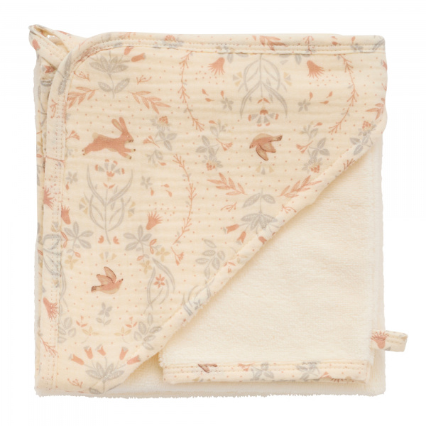 Cape de bain bambou avec gant - jardin enchanté Bb&co