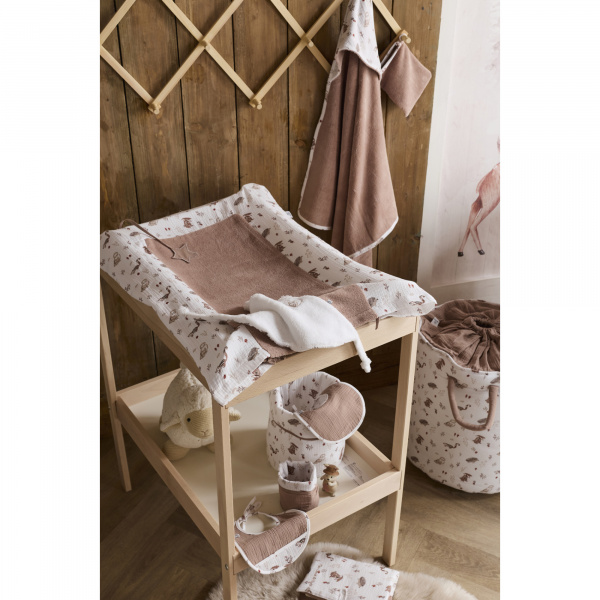 Cape de bain bambou avec gant - cosy forest Bb&co