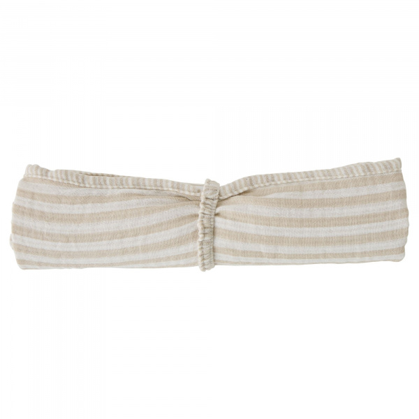 Lange gaze de coton biscuit / imprimé liberty Bb&co