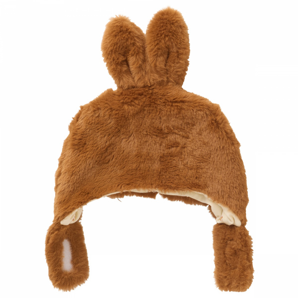 Bonnet lapin en fausse fourrure angora - pétale 0/6 mois Bb&co