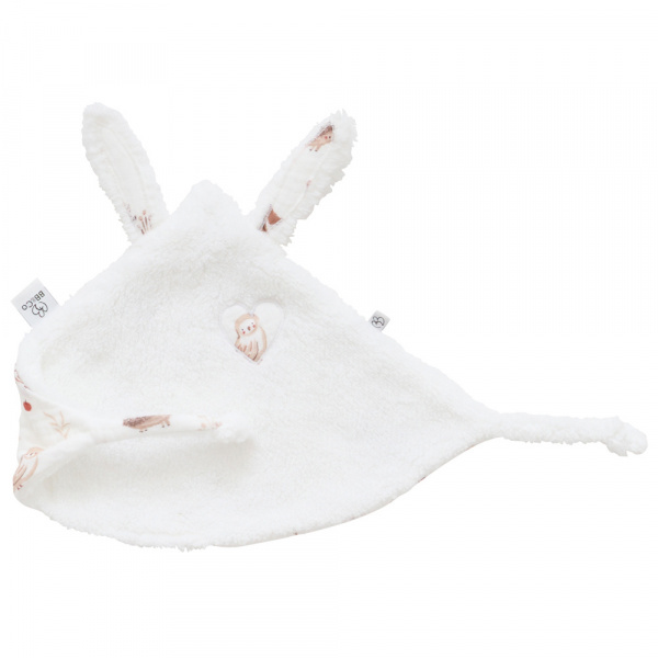 Doudou lapin petit coeur fausse fourrure angora cosy forest Bb&co