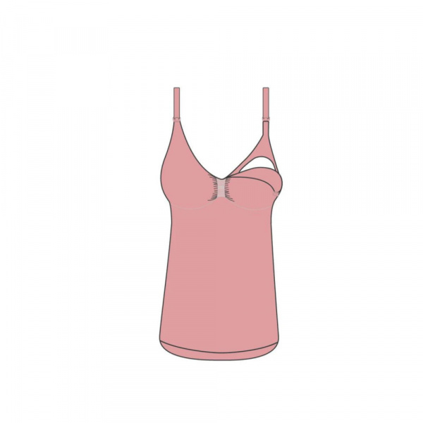 Top d’allaitement gainant seamless eco honey beige taille xl Carriwell