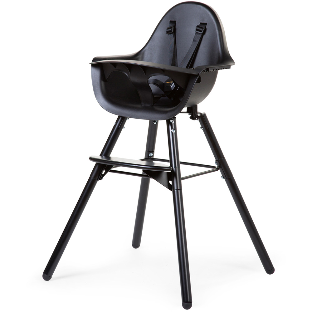 Chaise Haute Bebe Evolu 2 Noir Noir De Childhome Sur Allobebe
