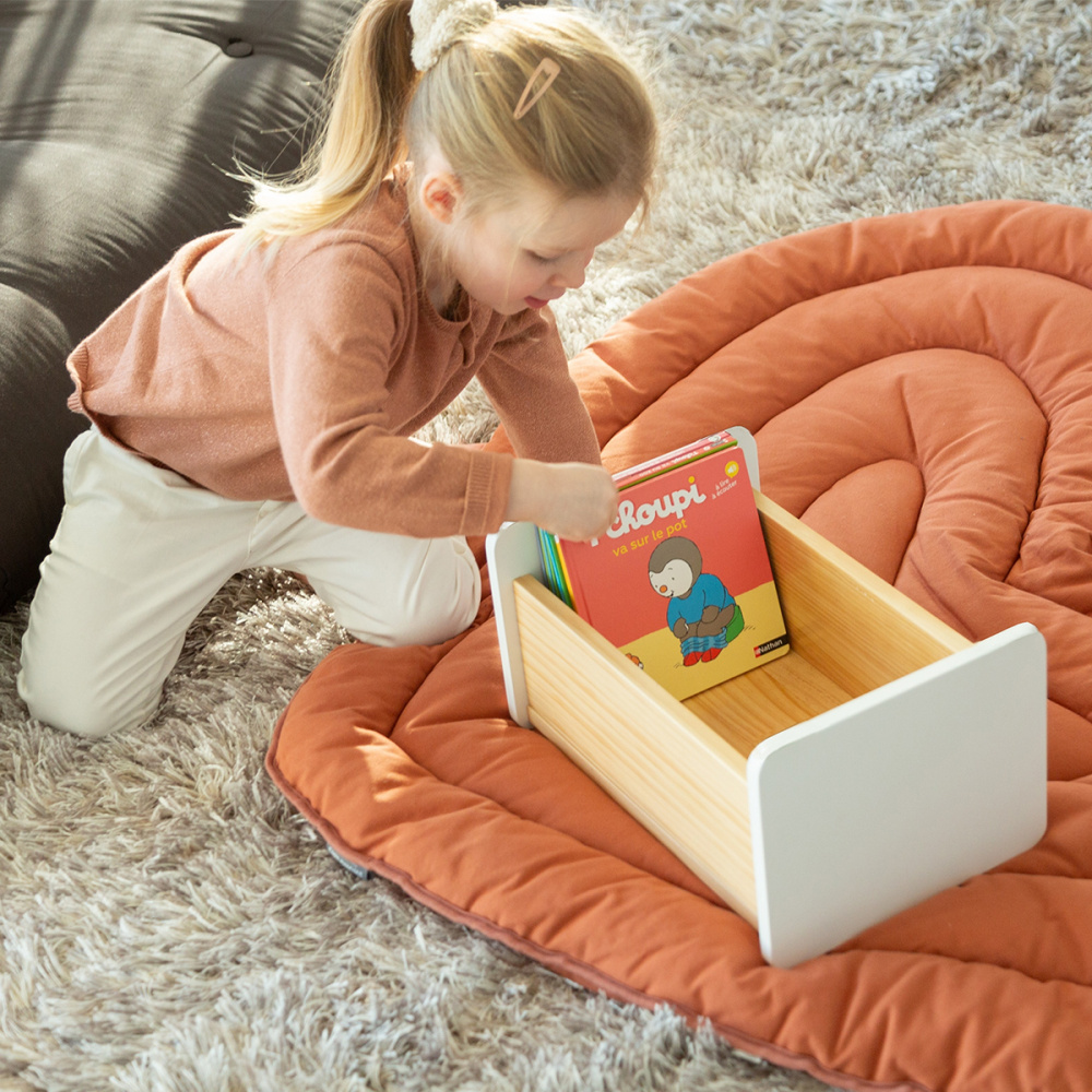 Marchepied En Bois 40x30cm - Support 200kg - Surface Antidérapante - Pour Salle De Bain Et Bureau