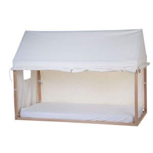 Les imparfaits - toile pour lit cabane 90 x 200 cm blanche Childhome