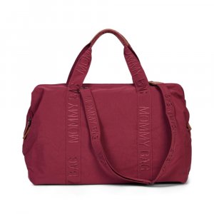 Sac à langer mommy bag signature urban bordeaux Childhome