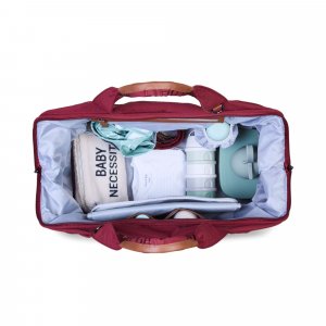 Sac à langer mommy bag signature urban bordeaux Childhome