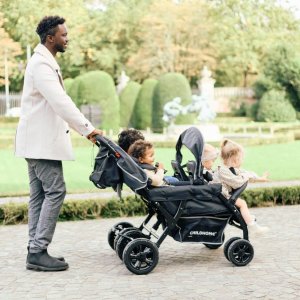 Poussette multiples quadruple noir Childhome