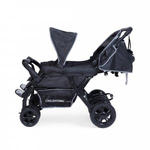Poussette multiples quadruple noir Childhome