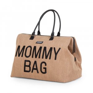 Les imparfaits - sac à langer mommy bag raffia Childhome
