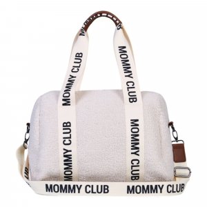 Sac à langer mommy club signature teddy ecru Childhome