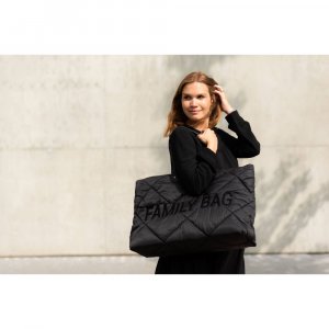 Sac à langer family bag matelassé black Childhome
