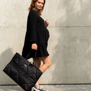Sac à langer family bag matelassé black Childhome