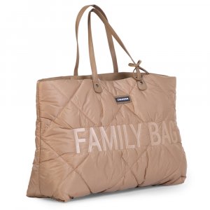 Sac à langer family bag matelassé beige Childhome