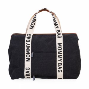 Sac à langer mommy bag signature canvas noir Childhome