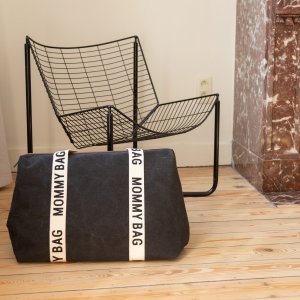 Sac à langer mommy bag signature canvas noir Childhome
