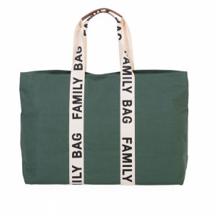 Sac à langer family bag signature canvas vert Childhome