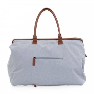Sac à langer mommy bag canvas gris Childhome