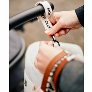 Sac à langer mommy club signature canvas écru Childhome