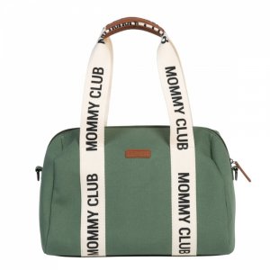 Sac à langer mommy club signature canvas vert Childhome