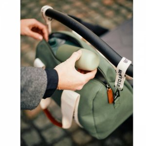 Sac à langer mommy club signature canvas vert Childhome