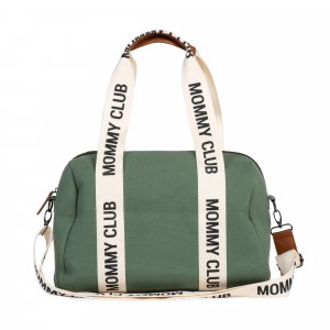 Sac à langer mommy club signature canvas vert Childhome