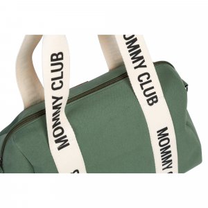 Sac à langer mommy club signature canvas vert Childhome